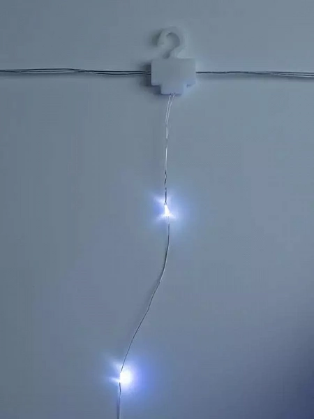 Гирлянда "Занавес" ICLLDM300W-C 300LED LED 3х3м 8режимов IP20 бел. SHLights 4690601054357