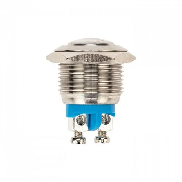 Кнопка антивандальная d16 Б/Фикс (2с винт) OFF-(ON) сфера (A16-A2) Rexant 36-3230