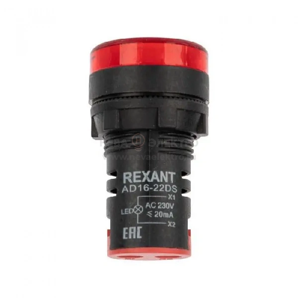 Матрица светодиодная AD22-230 В красн. Rexant 36-4740