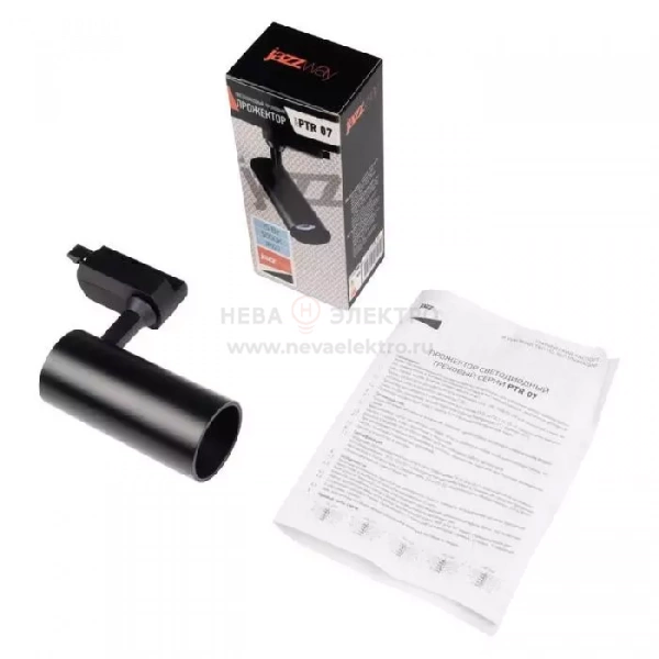 Светильник светодиодный трековый PTR 0715 15Вт 5000К 24град. BL IP40 черн. Pro JazzWay 5041219