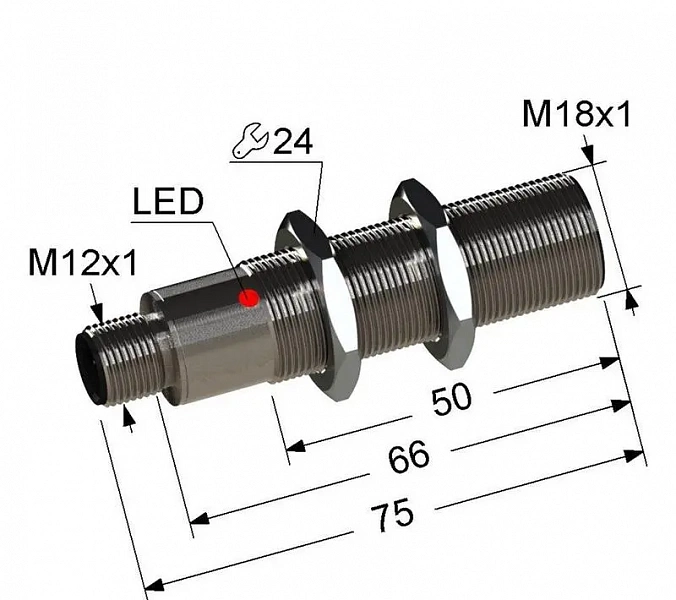 Выключатель бесконтактный PS2-18M75-5B51-C4 (ВБ2.18М.75.5.5.1.С4) Реле и Автоматика A8010-T90600811