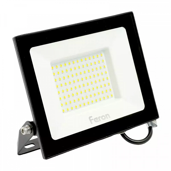 Прожектор светодиодный LL-922 100Вт 4000К IP65 AC 230В/50Гц 2835SMD черн. FERON 48108