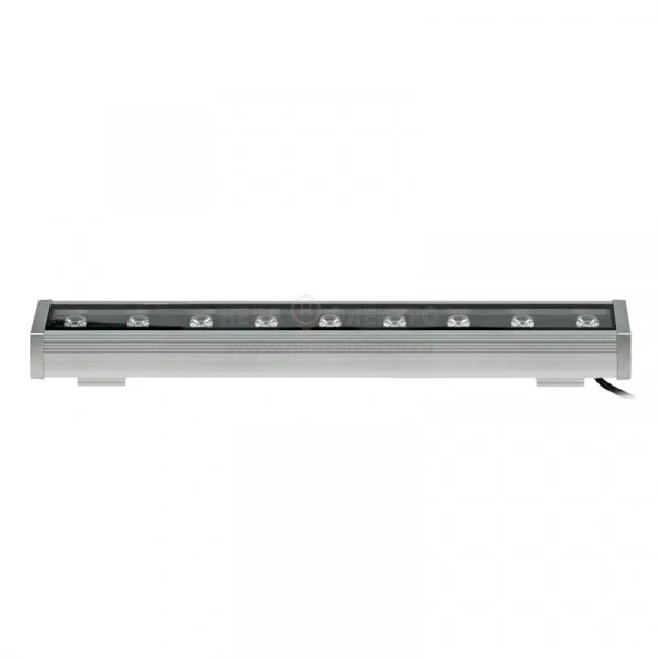 Прожектор светодиодный ULF-L52-12W/RGB/L50 DC24V IP65 SILVER линейный 500мм RGB DC24V алюм. Uniel UL-00008369