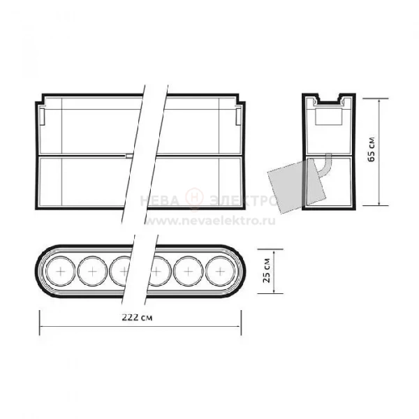 Светильник светодиодный трековый MTR16 1312R 12Вт 3000К spot 36град. BL IP20 низковольтный Pro черн. JazzWay 5056992