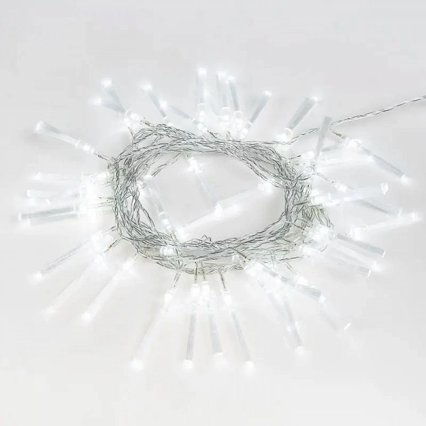 Гирлянда светодиодная "Кисточки" 5м 48LED бел. 2Вт IP20 Neon-Night 303-035