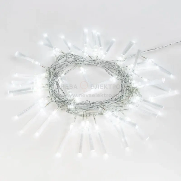 Гирлянда светодиодная "Кисточки" 5м 48LED бел. 2Вт IP20 Neon-Night 303-035