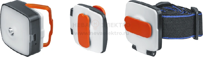 Фонарь 80 340 NPT-H26-ACCU налоб. 1CREE LED 5 Вт+4LED 1Вт 3 режима Li-pol Navigator 80340