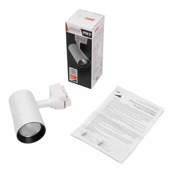 Светильник светодиодный трековый PTR 1725 25Вт 4000К IP40 24град. WH бел. JazzWay 5026148