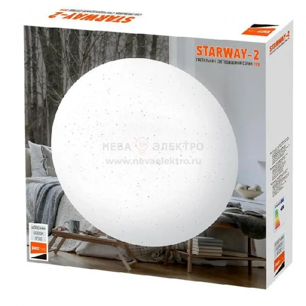 Светильник светодиодный декоративный PPB Starway-2 36Вт 4000К IP20 d380х65 настенно-потолочный бытовой JazzWay 5025516