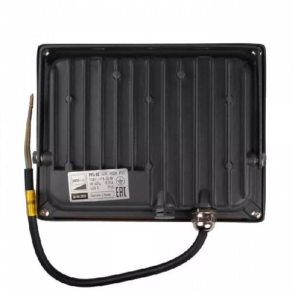 Прожектор светодиодный PFL-SC 50Вт 3000К IP65 190-260В ДО закален. матов. стекло JazzWay 5010079