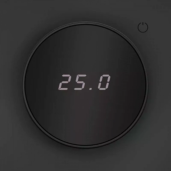 Терморегулятор электронный S70 с индикацией и датчиком для теплого пола механизм графит Voltum VLS070107