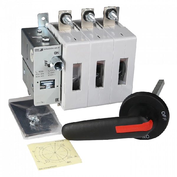 Выключатель нагрузки 3п 400А OptiSwitch DI-3-400-3P КЭАЗ 274889