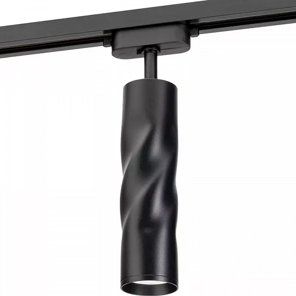 Светильник трековый поворотный ARTLINE 55х55х200 GU10 230В алюм. 2.6кв.м черн Ritter 59932 0