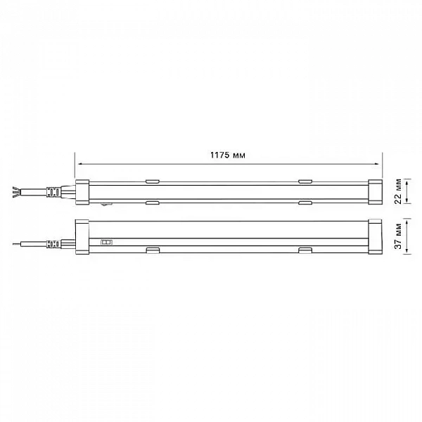 Светильник светодиодный PLED T5i Food Meat 1200 14Вт IP40 спец. JazzWay 5019997