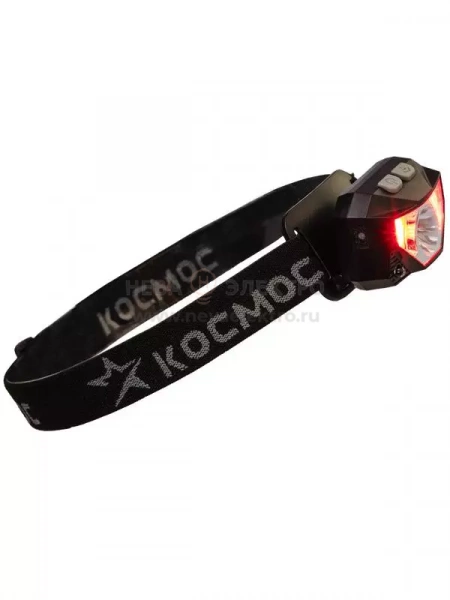 Фонарь налобный аккум. 3Вт XPG 2х3Вт COB/Li-po 1200мА.ч ABS пластик КОСМОС (KOC851Lit)