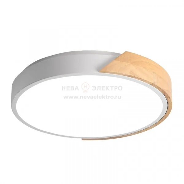 Светильник светодиодный декоративный PPB Scandic-R DIM 90Вт 3000-6500К IP20 настенно-потолочный бытовой диммир. WH/W JazzWay 5036994