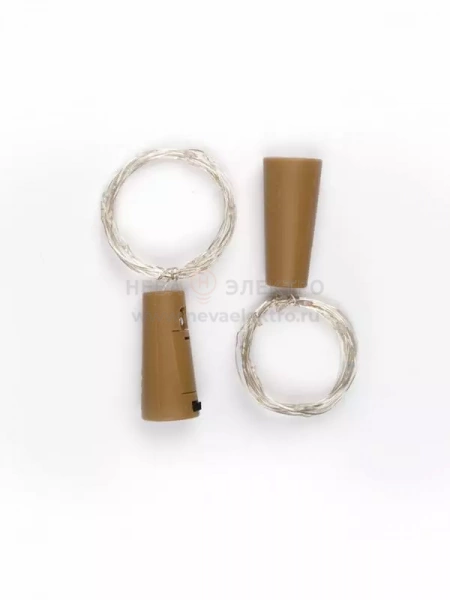 Гирлянда "Пробки" DC-G04-20MS2 20 RGB LED 3х(LR44/LR1154/AG13/G13) в компл. (уп.2шт) ФАZА 5059689