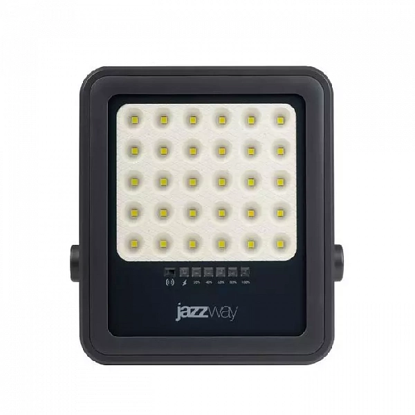 Прожектор светодиодный PFL SOLAR 02 100 IP65 6500К GR ДО с солнечн. панелью и пультом JazzWay 5058477
