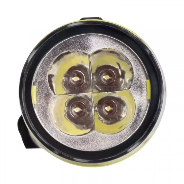 Фонарь аккумуляторный ручной AccuF2-L04-gn 4LED 2 режима: 100проц./25проц. аккум. 0.4А.ч выдвижная вилка индикатор зарядки зел. ФАZА 2857859