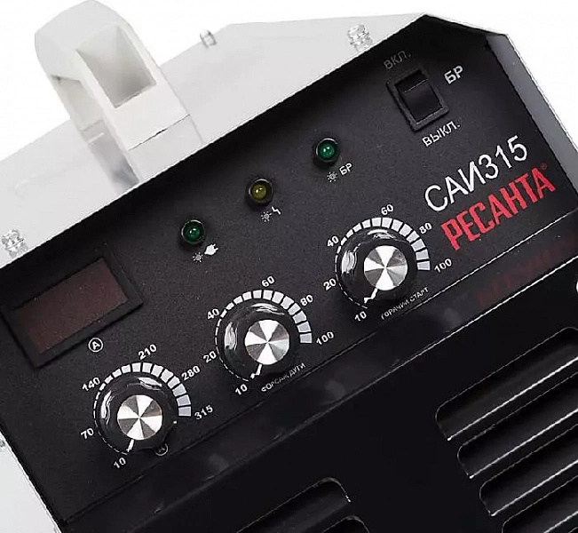 Аппарат сварочный инверторный САИ-315 3ф 315А d6 380В IP21 горячий старт Ресанта 65/25