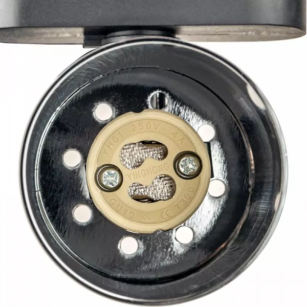 Светильник трековый ARTLINE поворотный 55х55х100мм GU10 230В алюм. 4кв.м хром. Ritter 59877 4