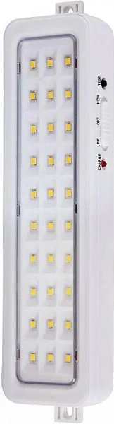 Светильник светодиодный LA-112 30LED 220В аккумуляторный Li-ion бел. Camelion 13149