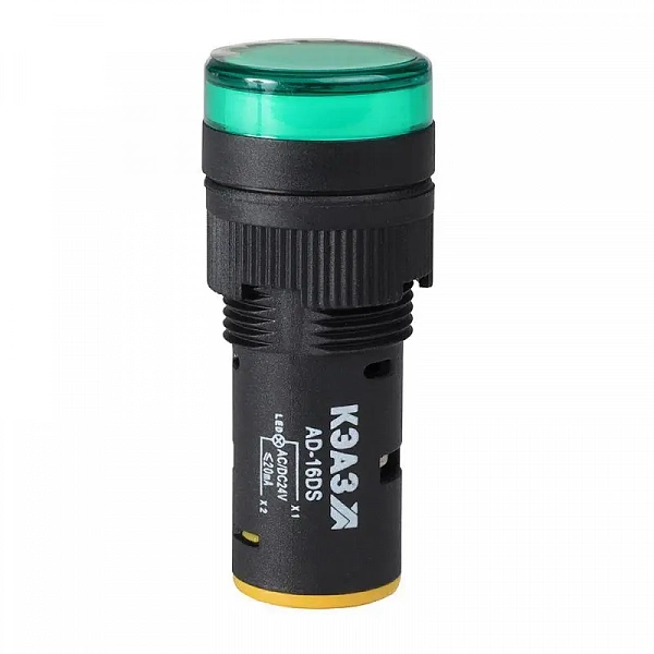 Лампа AD16DS(LED) матрица D16мм зел. 48В AC/DC КЭАЗ 357836