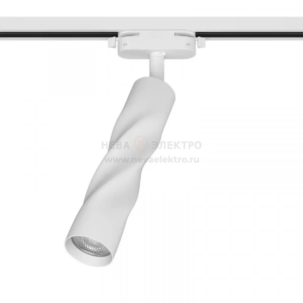 Светильник трековый поворотный ARTLINE 55х55х200 GU10 230В алюм. 2.6кв.м бел Ritter 59931 3