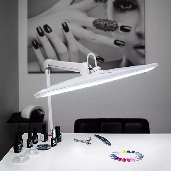 Светильник светодиодный настольн. ECO light 84LED бестеневой на струбцине регулятор яркости бел. Rexant 31-0401