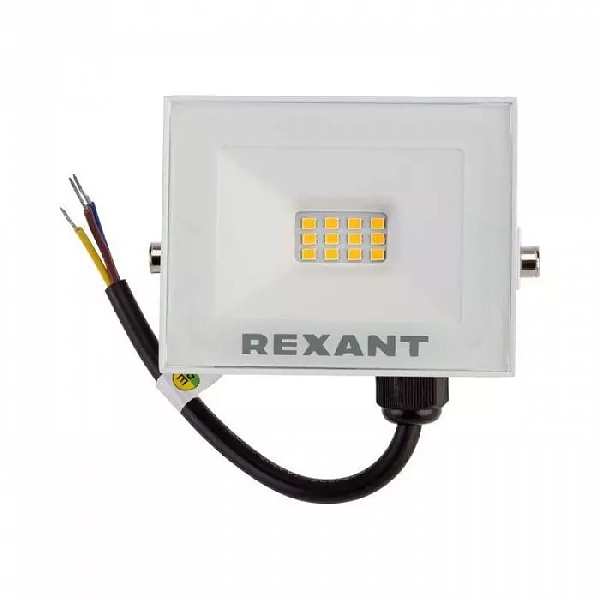 Прожектор СДО 20Вт 3000К 1600лм корпус бел. Rexant 605-019
