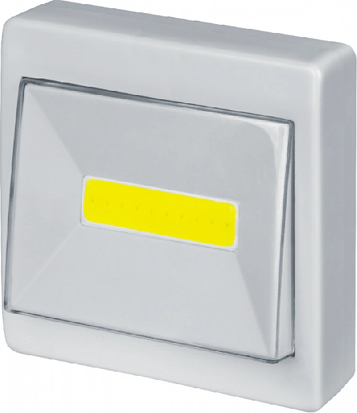 Фонарь 14 231 NPT-PL03-3AAA пласт. пушлайт 1COB LEDx3Вт 1реж. Navigator 14231