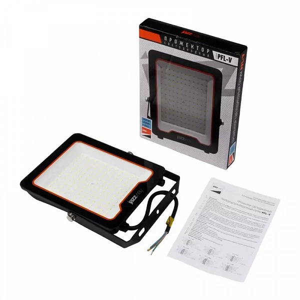 Прожектор светодиодный PFL-V 100Вт 6500К IP65 ДО JazzWay 5039759