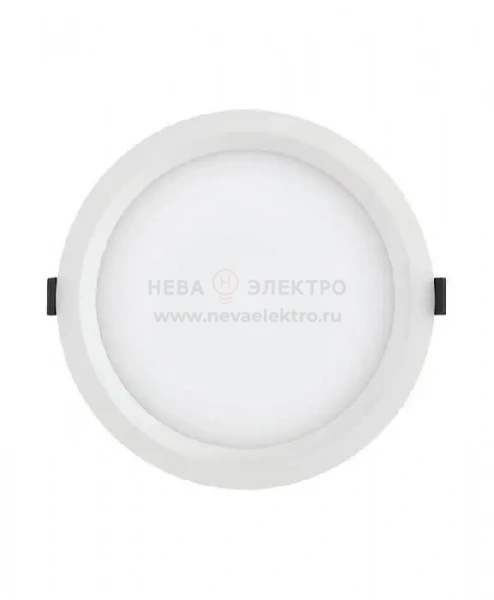 Светильник светодиодный DOWNLIGHT ALU ДВО 25Вт 4000К 2370лм IP44 бел. LEDVANCE 4058075091511