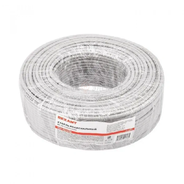 Кабель RG-58A/U (50Ом) сер.100м (м) Rexant 01-2002