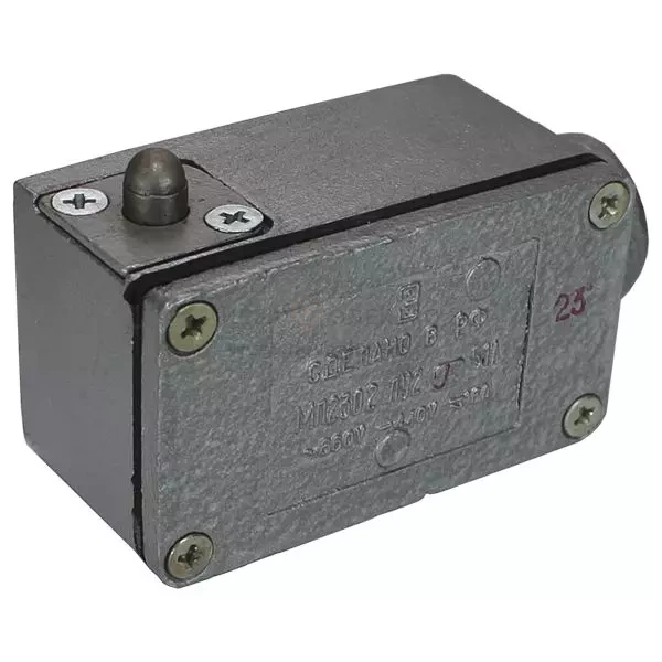 Микропереключатель МП 2302 исп. 5 IP54 толкатель с увелич. доп. ходом базовый Электротехник ET053589