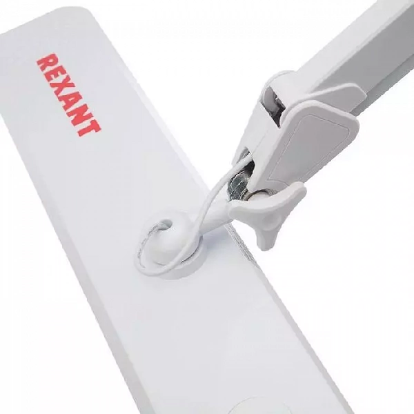 Светильник светодиодный настольн. ECO light 324SMD бестеневой на струбцине бестеневой на струбцине с диммером тепл./холод. свет свечения бел. Rexant 31-0410