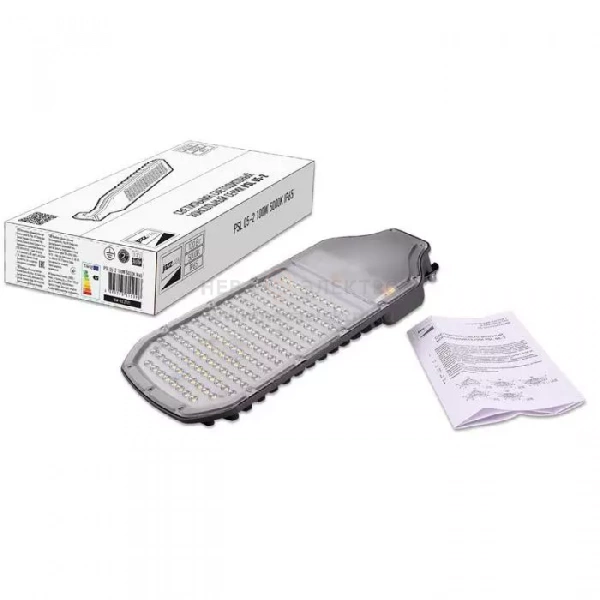 Светильник светодиодный PSL 05-2 100Вт 5000К GR IP65 ДКУ уличный Pro+ JazzWay 5015098A
