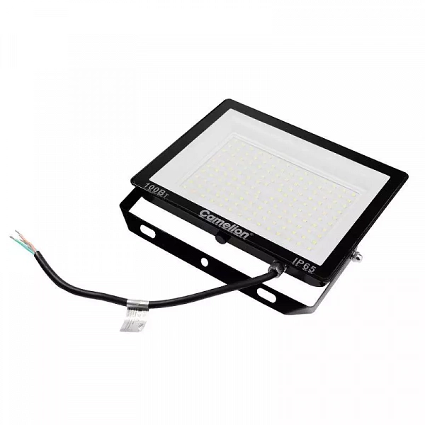 Прожектор светодиодный LFL-10004 C02 LED SMD 100Вт IP65 6500К 10000лм 230В 245х233.5Х31 черн. Camelion 16333