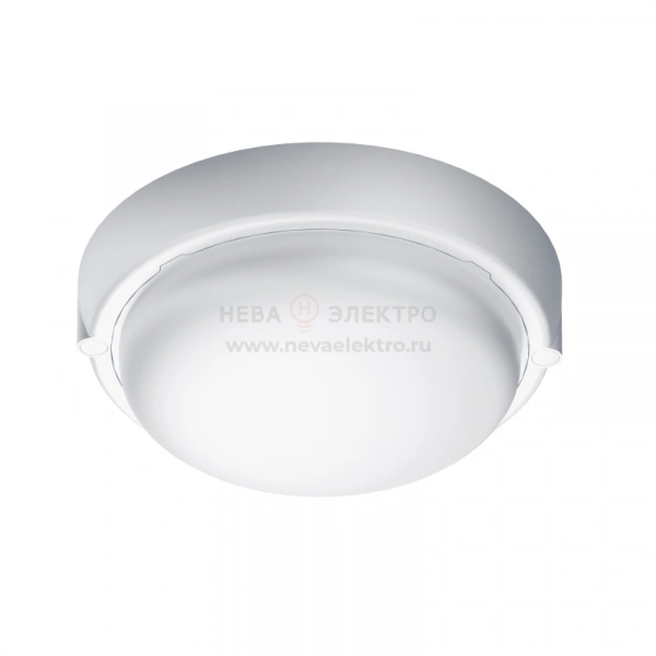 Светильник светодиодный 90 238 OBL-R5-12-6.5K-WH-IP65-LED 12Вт 6500К IP65 1180лм ЖКХ круг пластик бел. ОНЛАЙТ 90238