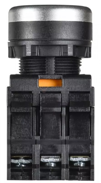 Кнопка d22мм 1НО+1НЗ MASTER с подсветкой и фиксацией зел. IEK MI-BT60-11TD-3-11-K06