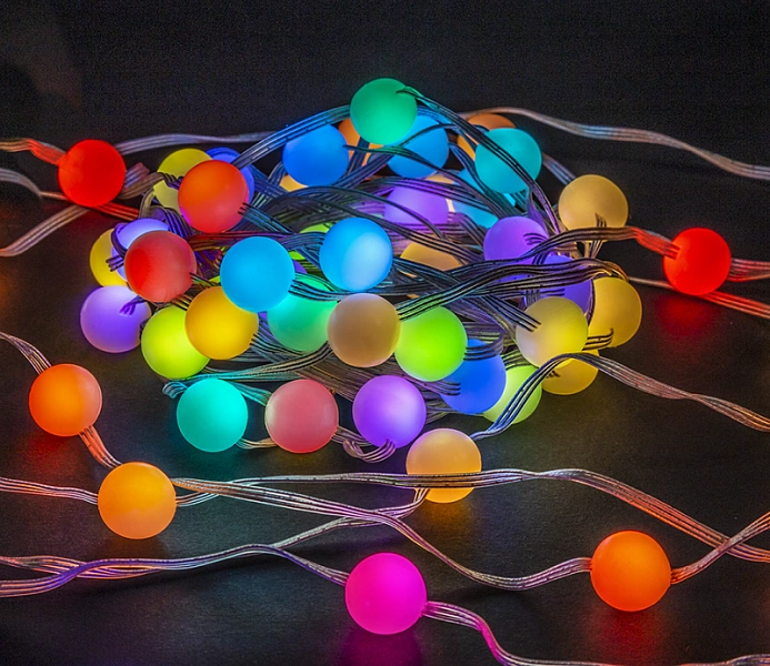 Гирлянда светодиодная умная "Шарики" 93 715 NGF-D022-05 12м 66LED RGB IP20 TR Navigator 93715