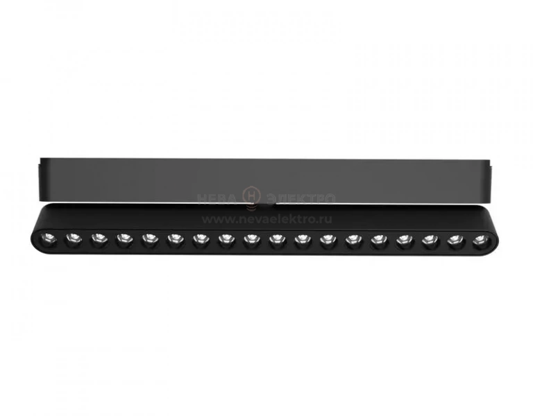 Светильник светодиодный трековый MTR16 1318R 18Вт 4000К spot 36град. BL IP20 низковольтный Pro черн. JazzWay 5057098