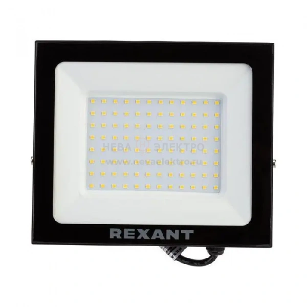 Прожектор СДО 100Вт 8000лм 4000К черн. корпус Rexant 605-034