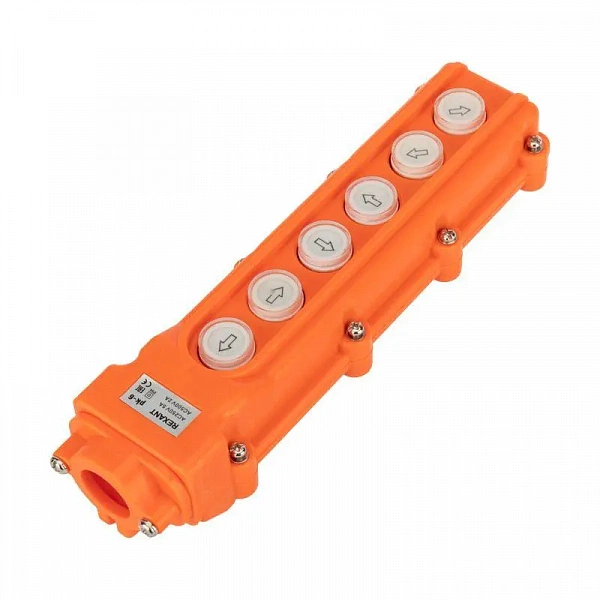 Пульт кнопочный ПК-6 на 6 кнопок IP54 Rexant 36-9212