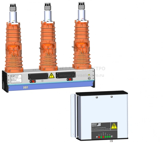 Выключатель вакуумный Optimat BB-10-20/1000-У2-330 с блоком управления Optimat BU-41-У2 КЭАЗ 278764