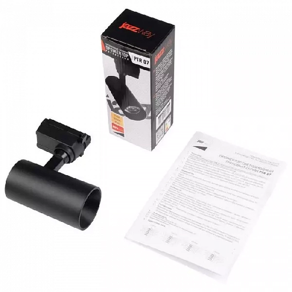 Светильник светодиодный трековый PTR 0715 15Вт 3000К IP40 24град. BL черн. JazzWay 5018525