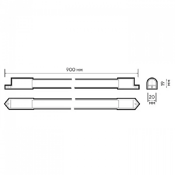 Светильник светодиодный PLED T4i 900 12Вт 4000К IP65 ДСП ДПО JazzWay 5047556