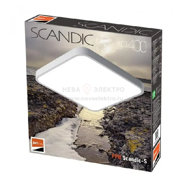 Светильник светодиодный декоративный PPB Scandic-S 54Вт 4000К IP20 настенно-потолочный бытовой WH JazzWay 5037212