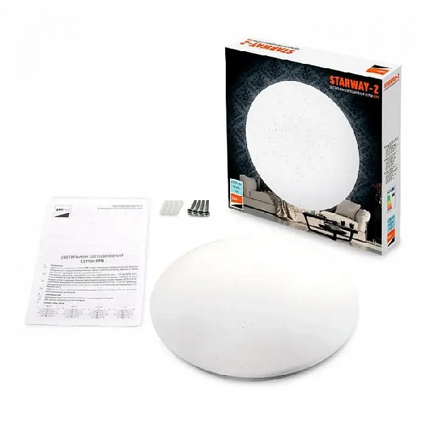 Светильник светодиодный декоративный PPB Starway-2 32Вт 6500К IP20 d320х60 настенно-потолочный бытовой JazzWay 5030961