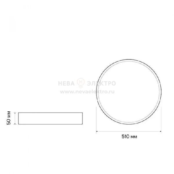 Светильник светодиодный декоративный PPB Scandic-R DIM 90Вт 3000-6500К IP20 настенно-потолочный бытовой диммир. WH/W JazzWay 5036994